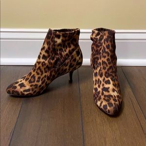 Donald J Pliner Leopard Print Booties Size -7-
